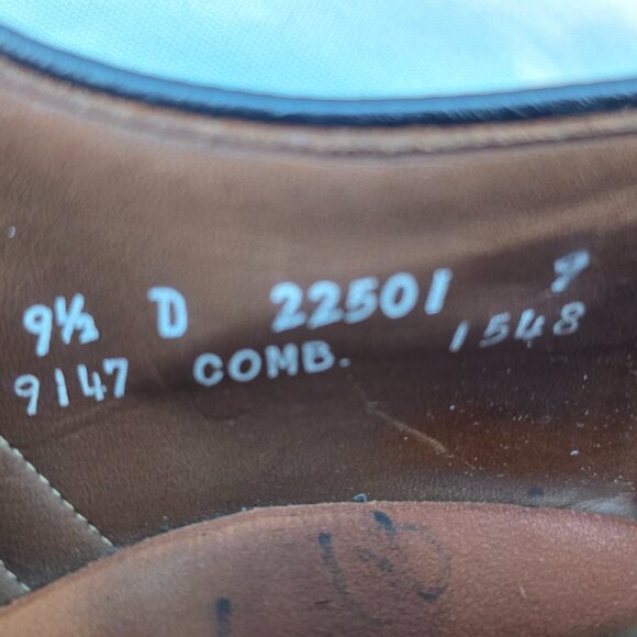 Allen Edmonds McNeil 9.5-D Brown Wingtip Oxford Mens Dress Shoes main image 5